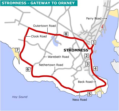 Map of the walk