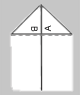 fold down triangle