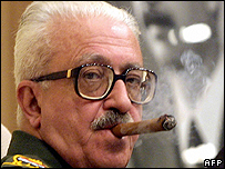 O ex vice-primeiro-ministro do Iraque, Tarik Aziz