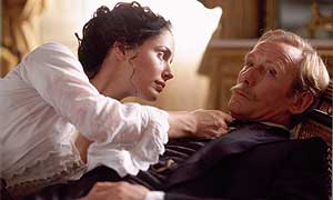 Laura Fraser as Emily and Bill Nighy as Colonel Osborne in He Knew He Was Right