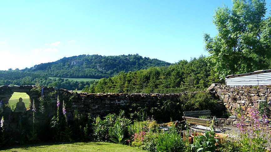 The wonderful view which looks out to Fatlips Castle