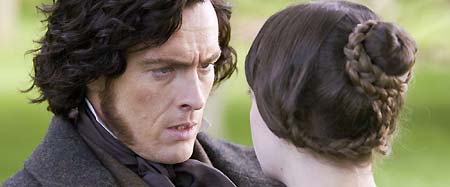 Rochester (Toby Stephens) and Jane (Ruth Wilson)