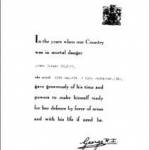 Dick's treasured certificate Dick's treasured certificate