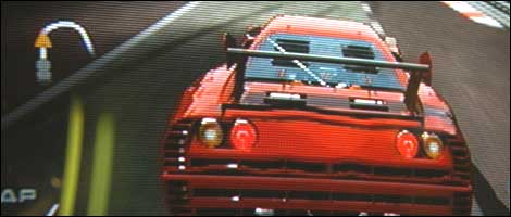 Racing video game