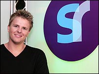 Picture: Jake Humphrey in the Sportsround studio