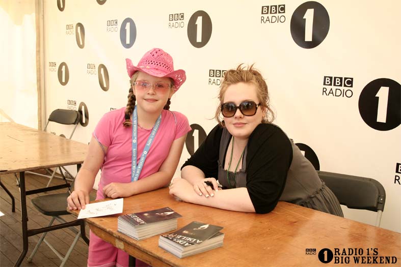 Signing sessions with Adele