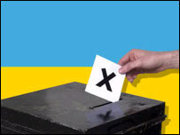 рука з бюлетенем
