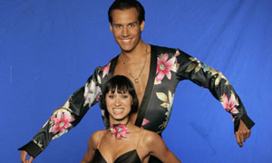 Redmond Valk and Alexandra Matteman dance for the Netherlands