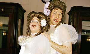 Florence (Matt Lucas) and Emily (David Walliams) - stars of Little Britain