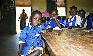 The pupils featured in African School as part of Africa Lives on the BBC