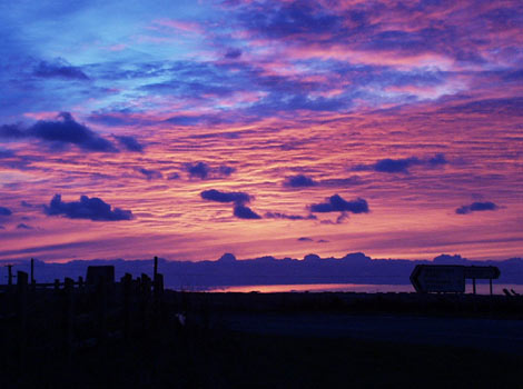 Sunset over Padstow
