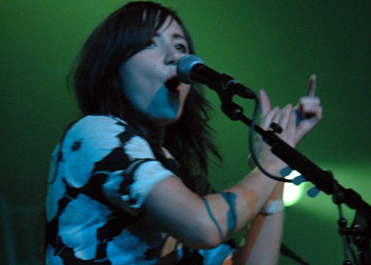 Performers on Friday at the Cambridge Folk Festival 2005