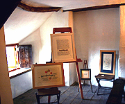 Art on display in cottage