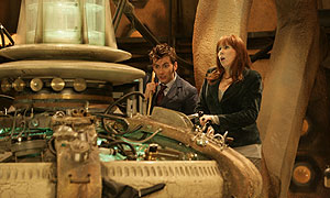 David Tennant and Catherine Tate in Doctor Who - The Sontaran Stratagem