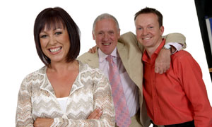 L-R: Christa Ackroyd, Harry Gration, Paul Hudson
