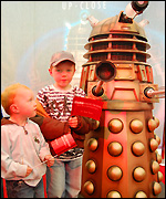 Young fans get up close to a Dalek