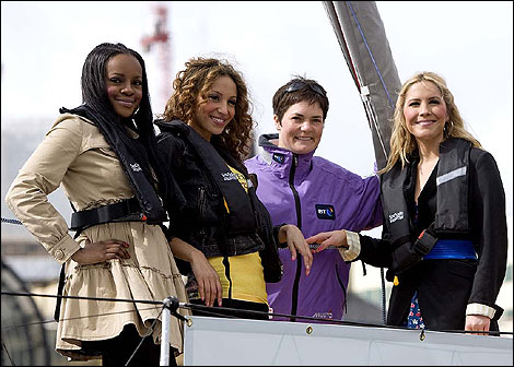 Ellen MacArthur and the Sugarbabes