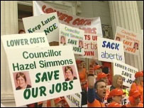 Easyjet protesters