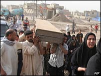 Irak'ta bir cenaze töreni