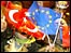 Türkiye ve AB bayrakları