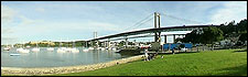 Tamar suspension bridge