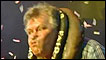 Gordon Blacklock durante o campeonato de caretas