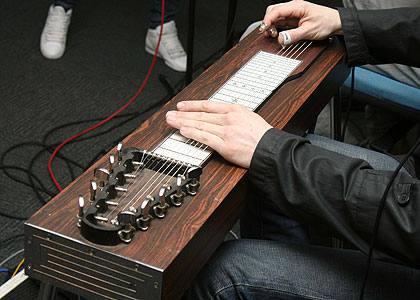 Max's slide guitar.