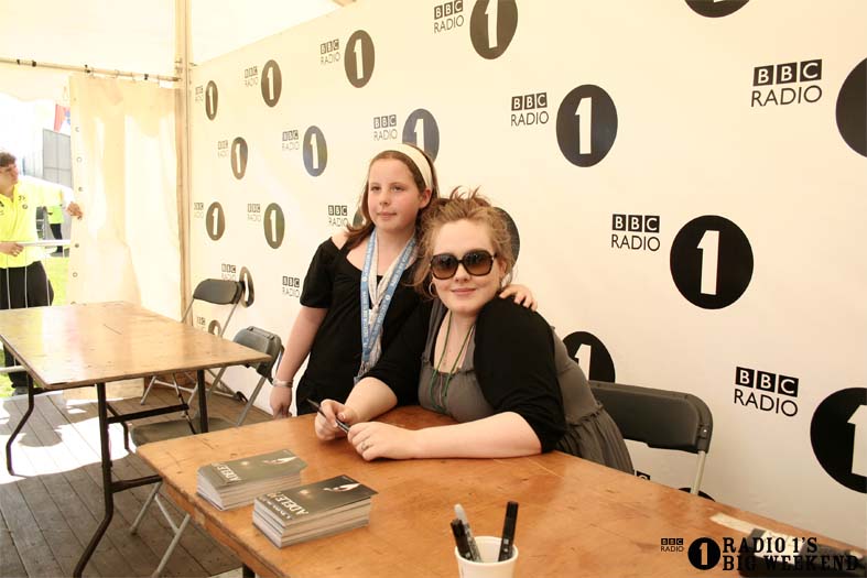 Signing sessions with Adele
