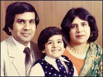 Nasreen Akhtar and family