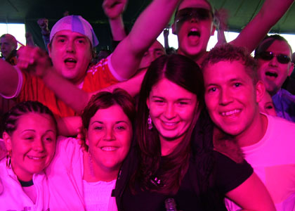 Saturday crowd