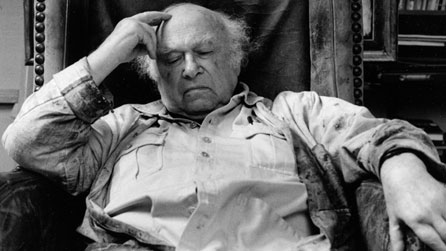 Black and white photograph of Josef Herman © Bernard Mitchell
