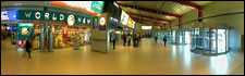 Interior of Luton Airport