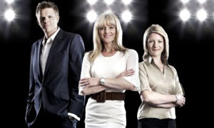 Jake Humphrey, Gabby Logan and Jacqui Oatley present the Fifa Women's World Cup