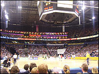 HSV Handball take on TBV Lemgo in the Color Line Arena in Hamburg