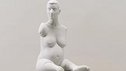 The Alison Lapper Pregnant statue formerly in Trafalgar Square, London