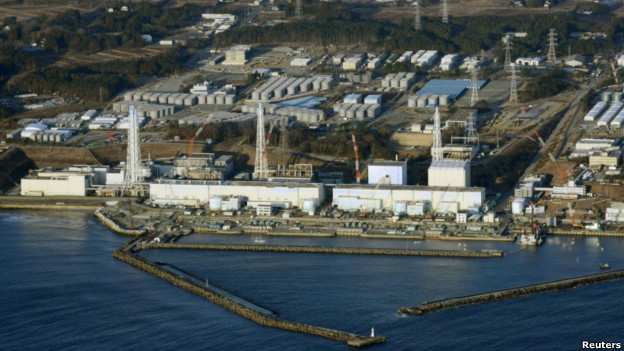 日本福岛第一核电站(资料照片,11/03/2013)