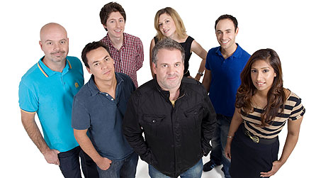 Chris Moyles and team