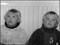 Young and innocent: Nick and Simon as toddlers