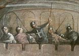 'The Capture of Constantinople' by Jacopo Tintoretto (1518-94); Palazzo Ducale, Venice
