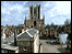 Looking across to Lincoln Cathedral. 