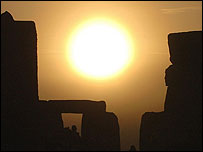 Picture: The Sun overlooking Stonehenge