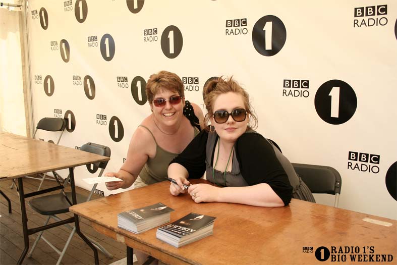 Signing sessions with Adele