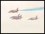 Red Arrows fly over