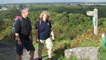 Derek and Sarah on a walking trail.