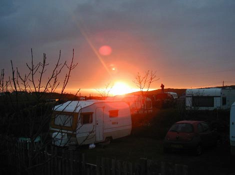 Sunset at Polzeath