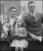 Bradford family on VE Day