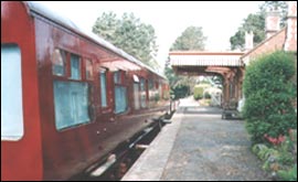 This coach at Fencote was acquired from the GWR Staff Association 