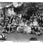 Evacuees and staff at Tabbs Hotel in Redruth.  Christmas 1940