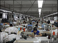 Empresa têxtil na China