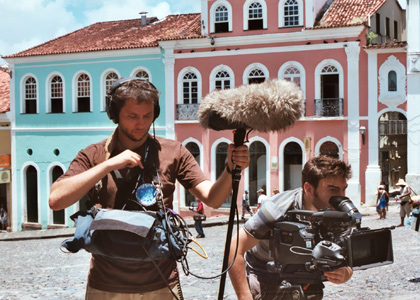 BBC Crew Film in Salvador BBC Crew in Salvador